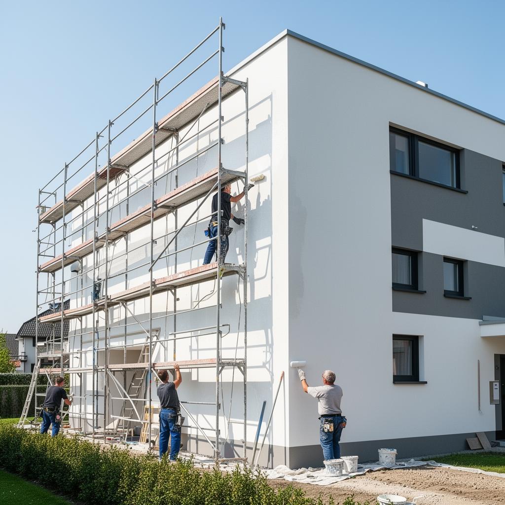 Fassadenarbeiten durch Begbaut im Rhein-Main-Gebiet